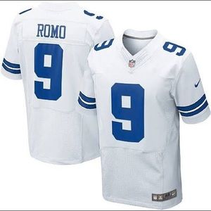 Tony Romo #9 White Jersey